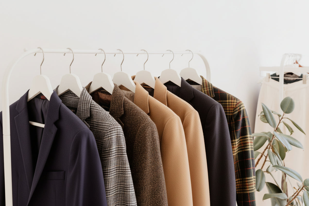 Chaquetas de caballero de la colección de Sergy & Tapiju diseñadas y confeccionadas en su taller en Córdoba 